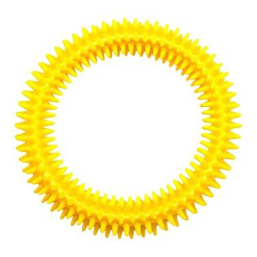 Imagem de harayaa Pulseira Sensorial com Anel Espinhoso, Brinquedo Anti- Reutilizável e Macio para Massagem Sensorial, Ideal para Crianças, Adultos, Escola e, Amarelo