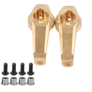 Imagem de Ainoli 1 par de suporte de cubo dianteiro acessório RC de latão resistente para contrapesos 1/10 RC