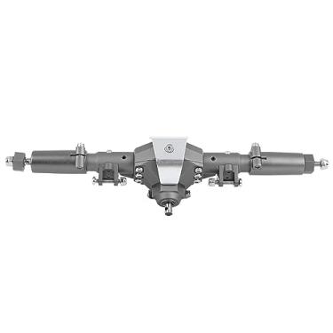 Imagem de SIWOTED Metal CNC Controle Remoto Eixo Traseiro Acessório para Scx10 II 90046 90047 1/10 Crawler RC Car (Cinza)