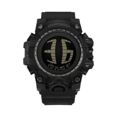 Imagem de Relógio Esportivo Masculino À Prova D'Água Com LED, Relógio Digital Mu