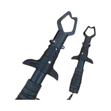 Imagem de Alicate De Pesca Portátil Em Liga De Alumínio Com Escala E Gancho Para