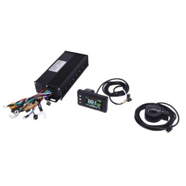 Imagem de SPYMINNPOO Controlador Ebike Onda Senoidal 40A Com Display LCD GD02, Kit de Controlador de Motor Elétrico de Liga de Alumínio para Motores 36V 48V 52V 1500W 2000W, Atualização de Scooter de