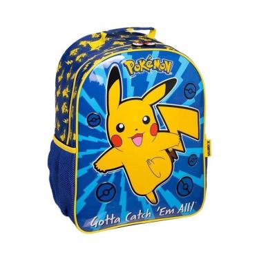Imagem de Mala Escolar 16 Pokemón Pikachu-Masculino
