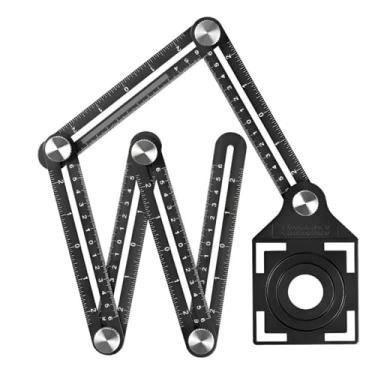 Imagem de Gabarito Esquadro Articulado Corte Furo Cerâmica Azulejo