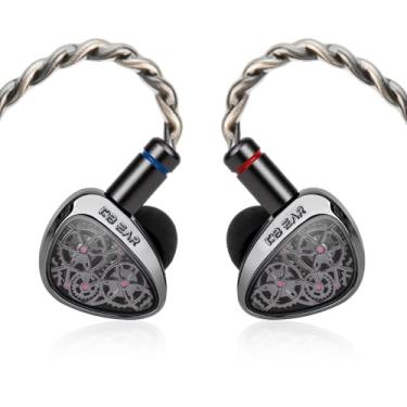Imagem de keephifi Fones de ouvido intra-auriculares KBEAR TB-PRO, 10 mm PU+PEEK+Dome DD de alta resolução com fio, HiFi IEMs com cancelamento de ruído de 3,5 mm, cabo de 2 pinos intra-auriculares para músicos