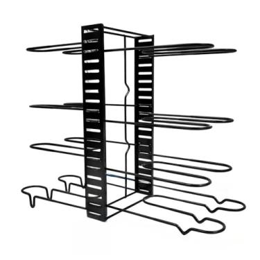 Imagem de Organizador Suporte Para Panelas Armário Ajustável organizador de panelas suporte cozinha