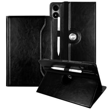 Imagem de E NET-CASE Capa para Xiaomi Redmi Pad 2 Pro/Pad Pro (2025/2024) 12,1 polegadas com suporte para caneta S, à prova de choque, capa traseira transparente transparente, visualização em vários ângulos