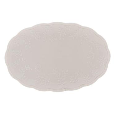 Imagem de Travessa Prato De Porcelana New Bone Butterfly Flower Borboletas E Flores Lyor 31x21cm