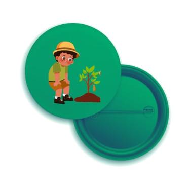 Imagem de Broches Personalizados em Kit, Diversos Designs e Cores, Para Eventos e Uso Pessoal, Kits de 10 a 50 Unidades (15, Verde)