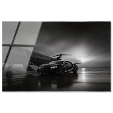 Imagem de Decoração de parede de quarto com impressão acrílica Billionaire's Toys da Notoriart, Pronto para pendurar, 38 x 25 cm