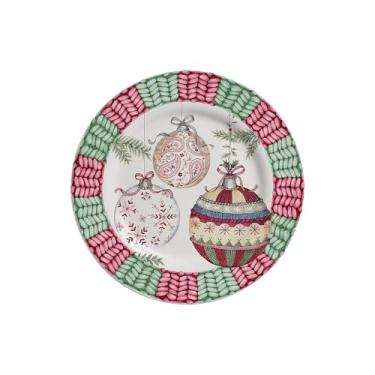 Imagem de PRATO DE SOBREMESA NATAL 21 CM ALLEANZA