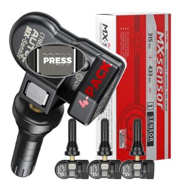 Imagem de Autel MX-Sensor 2 em 1 (315 MHz + 433 MHz), Igual aos sensores originais para todos os carros, Sensores programáveis TPMS 100% Clonáveis para sistema de monitoramento de pressão de pneu