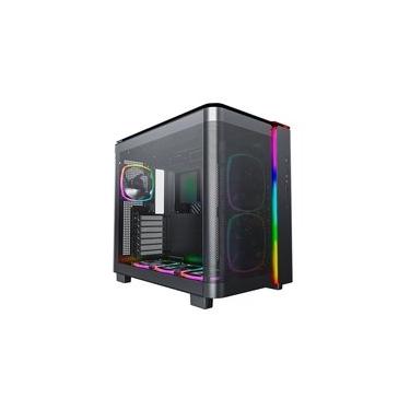 Imagem de Gabinete Gamer Montech King 95 Pro, Mid-Tower, Vidro Duplo Temperado, Com 6X Fans, Preto - KING95PBK