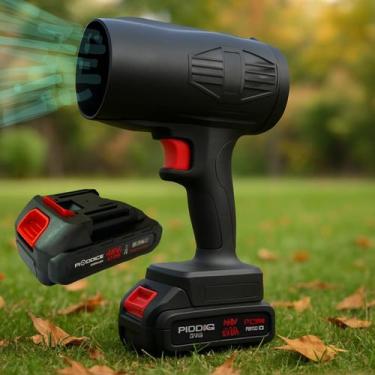 Imagem de Soprador De Folhas Turbo Portátil com 2 Baterias 48v Sem Fio - GENERIC