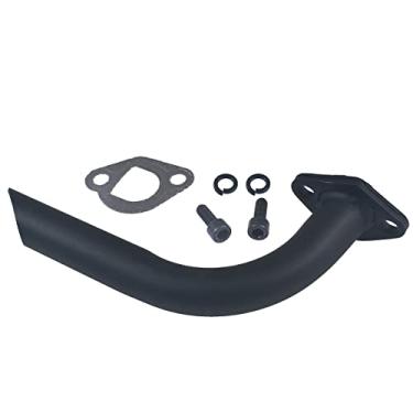 Imagem de JOIQEXJ Tubo de escape para Predator 212cc Go Kart e Mini Bicicletas, para GX160 GX200 Go Cart, para Coleman CT200U BT200X Mini Bike