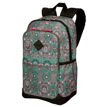 Imagem de Mochila Sestini Faculdade Juvenil Escolar Anti furto Bolsos, Etinico C