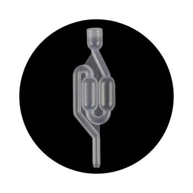 Imagem de Airlock Tipo S para fermentador cerveja, vinho, hidromel - HBS, Tipo S