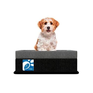 Imagem de Colchão PET Cachorro / Gato Pequeno PróPet Plus Cinza/Preto (45x55x15)