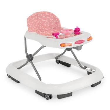 Imagem de Andador Infantil Musical para Bebê Princesa Rosa - Tutti Baby