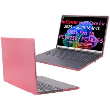 Imagem de mCover A capa é compatível apenas com laptop Dell Pro 16 PC16250 / PC16255 Series 2025-2026 de 16 polegadas (Não serve para nenhum outro modelo Dell) - Rosa