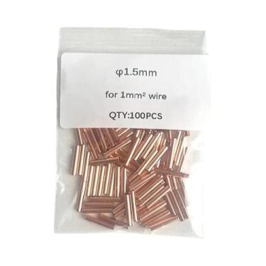 Imagem de Conector De Fio De Cobre Para Tubos Pequenos 1.5-10mm, Conjunto De 100