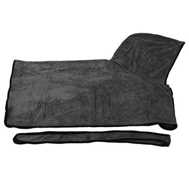 Imagem de Roupão absorvente para animais de estimação Ainoli Soft Microfibra ajustável Toalha de banho para secagem de cães Suprimentos para animais de estimação (XL)