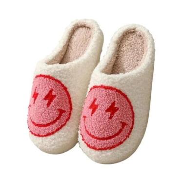 Imagem de Chinelos De Inverno Para Casal Em Plush Feminino, Macios, Quentes E An