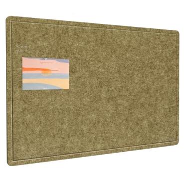 Imagem de Quadro de avisos, placa de feltro de 91 x 61 cm - quadro decorativo de pinos, quadro de cortiça alternativo para parede, quadro de imagem dobrável de 9 x 5 cm, quadro de visão autoadesivo com 20 pinos