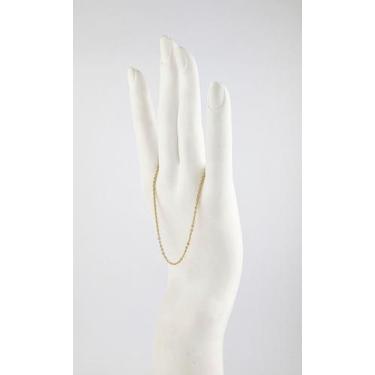 Imagem de Pulseira Feminina Ouro 18k Bailarina 4.7 18 Cm Certificado G - JOIE JO