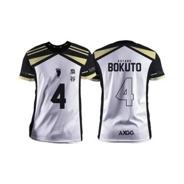 Imagem de Camiseta Masculina Haikyuu Bokuto Anime, Moda Verão, Casual, Gola Redo