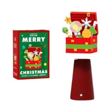 Imagem de Blocos De Montar Do Papai Noel Para Crianças, Brinquedo De Montagem DI