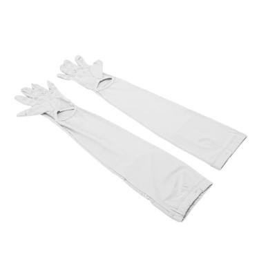 Imagem de GLOGLOW Manga Longa de Proteção Solar Sólida, Elegante UPF 50+ Luvas Unissex Primavera Verão Proteção Solar Sólida para Dirigir, Ciclismo, Pesca, Corrida, Caminhada, Caminhada