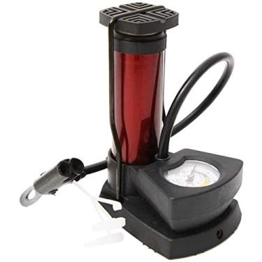 Imagem de Feiyx Mini bomba de pé para bicicleta com medidor de pressão, bomba de ar portátil para futebol, motocicleta, basquete, bicicleta de estrada, mountain bike, bolas de balões, bomba de piso de bicicleta