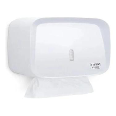 Imagem de Dispenser De Papel Toalha Interfolha Compacto Invoq Branco - Premisse