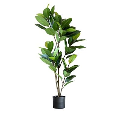 Imagem de SLGGPJBU Plantas falsas, planta artificial, árvores, plantas artificiais, plantas falsas em vaso para interior, exterior, casa, escritório, jardim, decoração, presente, plantas artificiais, interior