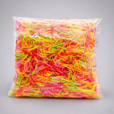 Imagem de Elásticos de Cabelo TPU Infantil – Kit com 100 Peças | Baby & Kids