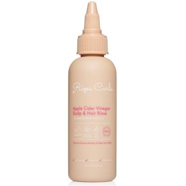 Imagem de Rizos Curls Viagem, vinagre de cidra de maçã, couro cabeludo e enxágue capilar, esclarece para remover o acúmulo de produtos, equilibrar óleos, revitalizar o cabelo e o couro cabeludo, melhora a
