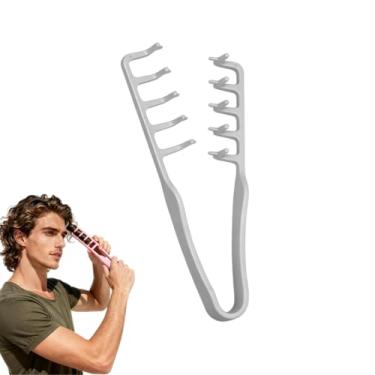 Imagem de Pente de textura, pente de cabelo volumizante de textura fofa para homens e mulheres/Aparelhos Ferramenta de volume máximo de raízes de elevação/Ferramenta de estilo de texturização de dentes largos