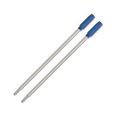 Imagem de kit 10 Cargas Metal -refil Preto Ou Azul Genérica Cross 11Cm, 5 pretas