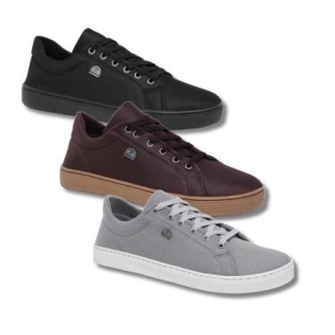 Imagem de Kit 3 Tênis Masculino Casual Slim Ultra Confortável e Resistente - Ble