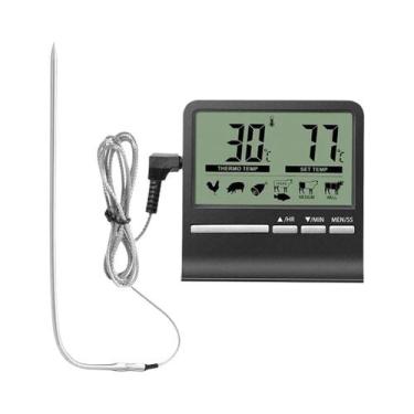 Imagem de Termômetro Digital Para Cozinha Externa, Medidor De Temperatura Para C