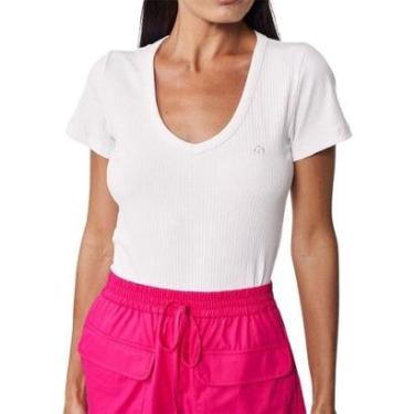 Imagem de Blusa Colcci Canelada Manga Curta Feminina-Feminino