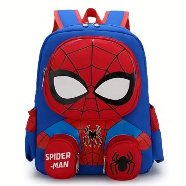 Imagem de Mochila Infantil Unissex Homem Aranha - Azul Claro