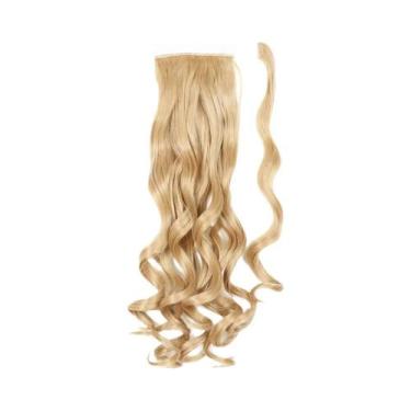 Imagem de Extensão De Cabelo Sintético Rabo De Cavalo Loiro De 32 Polegadas Com 