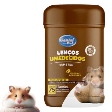 Imagem de Lenço Umedecido Pet Shop Banho Seco Hamster Roedor Oferta - Dog Way - 