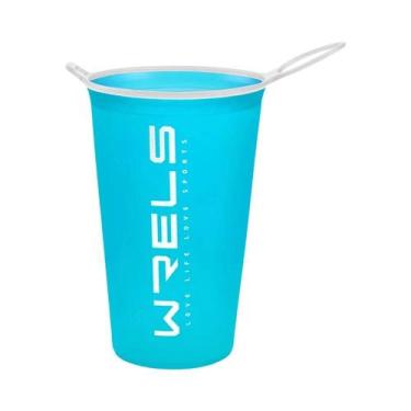 Imagem de Copo De Água Esportivo Dobrável De 200ml Para Maratona E Corrida De Cr