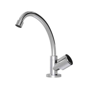 Imagem de Torneira Mesa Bica Móvel Alta 1168 C40 Abs 1/4 De Volta - Dn15 - Vedação Mvc