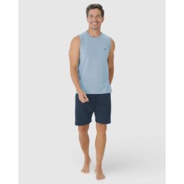 Imagem de Pijama Masculino Regata e Shorts Malwee Ref. 122442-Masculino