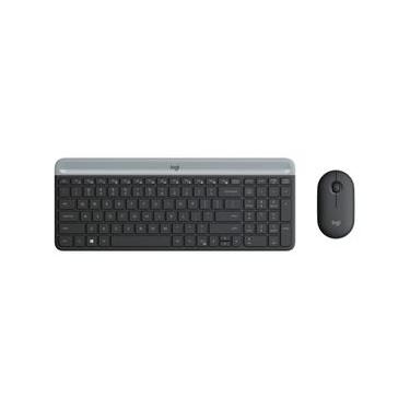 Imagem de Combo Teclado e Mouse sem fio Logitech MK470 - Grafite