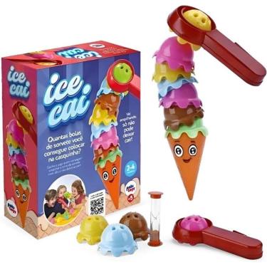 Imagem de Jogo ICE Cai Infantil Sorvete Equilibrio Pakitoys